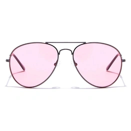 JRS by Coolwinks S33C5673 Pink Tinted Pilot Sunglasses for Men and Women