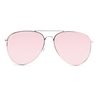 JRS by Coolwinks S23A5914 Pink Tinted Pilot Sunglasses for Women