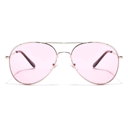 JRS by Coolwinks S23C6040 Pink Tinted Pilot Sunglasses for Women