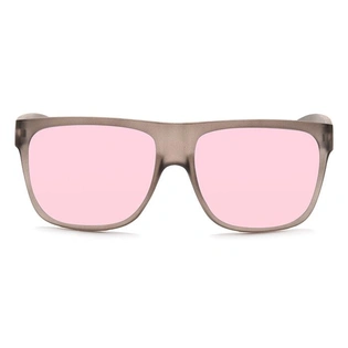 JRS by Coolwinks S23B6366 Pink Tinted Retro Square Sunglasses for Men and Women