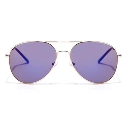 JRS by Coolwinks S17C6047 Purple Flash Pilot Sunglasses for Women