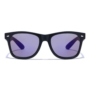 JRS by Coolwinks S17B5858 Purple Flash Retro Square Sunglasses for Men and Women