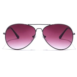 JRS by Coolwinks S17C5895 Purple Gradient Pilot Sunglasses for Men and Women