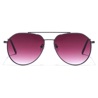 JRS by Coolwinks S17C5958 Purple Gradient Pilot Sunglasses for Men and Women