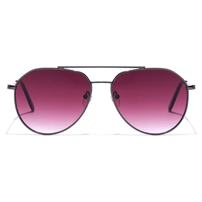 JRS by Coolwinks S17C5958 Purple Gradient Pilot Sunglasses for Men and Women