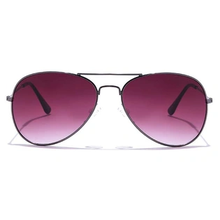 JRS by Coolwinks S17C6021 Purple Gradient Pilot Sunglasses for Men and Women