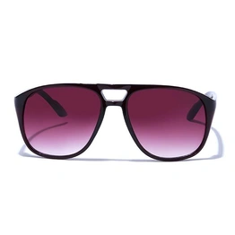 JRS by Coolwinks S17C5832 Purple Gradient Retro Square Sunglasses for Men and Women