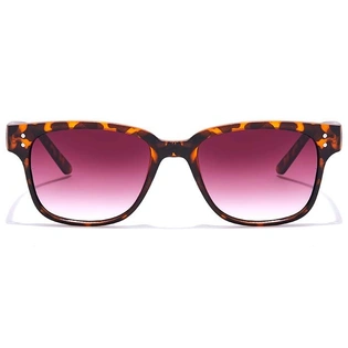 JRS by Coolwinks S17C5874 Purple Gradient Retro Square Sunglasses for Women