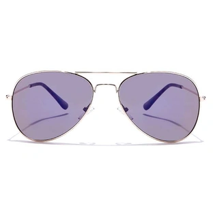 JRS by Coolwinks S17A6026 Purple Mirror Pilot Sunglasses for Men and Women