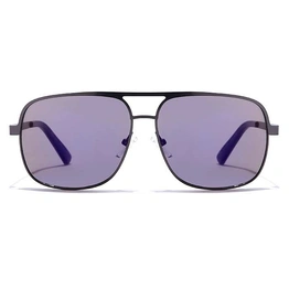 JRS by Coolwinks S17C5661 Purple Mirror Retro Square Sunglasses for Men and Women