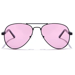 JRS by Coolwinks S17A5976 Purple Tinted Pilot Sunglasses for Men and Women