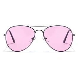 JRS by Coolwinks S17C5674 Purple Tinted Pilot Sunglasses for Men and Women