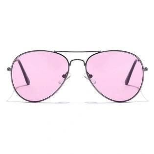 JRS by Coolwinks S17C5674 Purple Tinted Pilot Sunglasses for Men and Women