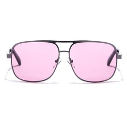 JRS by Coolwinks S17C5653 Purple Tinted Retro Square Sunglasses for Men and Women