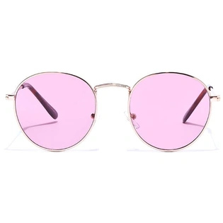 JRS by Coolwinks S17B5751 Purple Tinted Round Sunglasses for Women