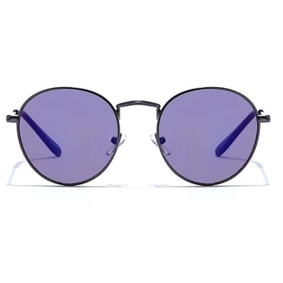 JRS by Coolwinks S17C5759 Purple Tinted Round Sunglasses for Men and Women