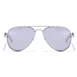 JRS by Coolwinks S10B5980 Silver Mirror Pilot Sunglasses for Men and Women