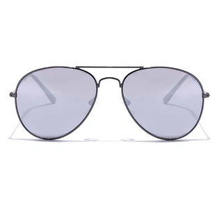 JRS by Coolwinks S10C5678 Silver Mirror Pilot Sunglasses for Men and Women