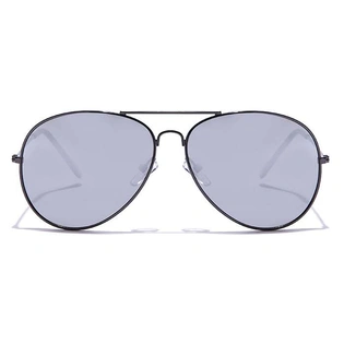 JRS by Coolwinks S10C5896 Silver Mirror Pilot Sunglasses for Men and Women