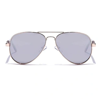 JRS by Coolwinks S10C5980 Silver Mirror Pilot Sunglasses for Men and Women