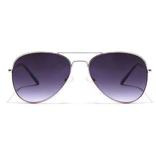 JRS by Coolwinks S16A6008 Smoke Gradient Pilot Sunglasses for Men and Women