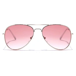 JRS by Coolwinks S33A6013 Wine Gradient Pilot Sunglasses for Men and Women