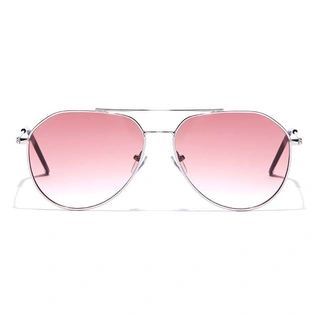 JRS by Coolwinks S33B5950 Wine Gradient Pilot Sunglasses for Men and Women