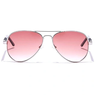 JRS by Coolwinks S33B5971 Wine Gradient Pilot Sunglasses for Men and Women