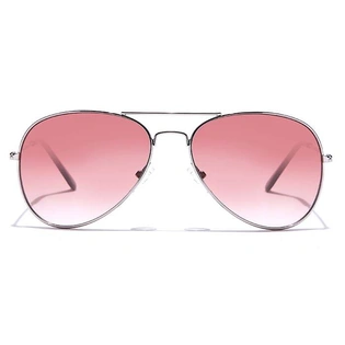 JRS by Coolwinks S33B6013 Wine Gradient Pilot Sunglasses for Men and Women