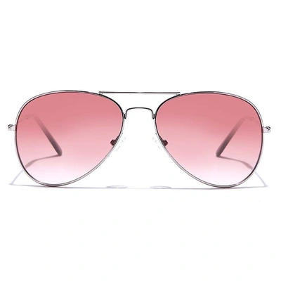 JRS by Coolwinks S33B6013 Wine Gradient Pilot Sunglasses for Men and Women