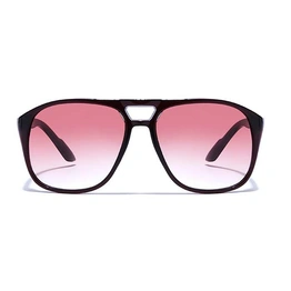 JRS by Coolwinks S33C5824 Wine Gradient Retro Square Sunglasses for Men and Women