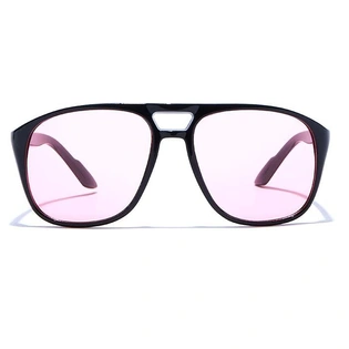 JRS by Coolwinks S33A5828 Wine Tinted Retro Square Sunglasses for Men and Women