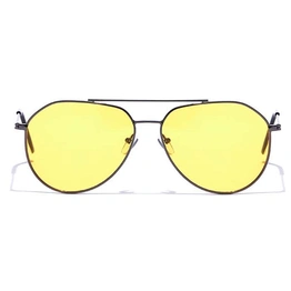 JRS by Coolwinks S20C5952 Yellow Tinted Pilot Sunglasses for Men and Women