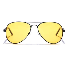 JRS by Coolwinks S59A5974 Yellow Tinted Pilot Sunglasses for Men and Women