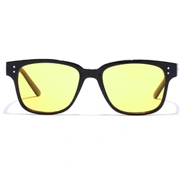 JRS by Coolwinks S59A5869 Yellow Tinted Retro Square Sunglasses for Men and Women