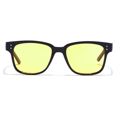 JRS by Coolwinks S59B5869 Yellow Tinted Retro Square Sunglasses for Men and Women