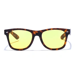 JRS by Coolwinks S59C5848 Yellow Tinted Retro Square Sunglasses for Men and Women