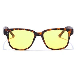 JRS by Coolwinks S59C5869 Yellow Tinted Retro Square Sunglasses for Men and Women