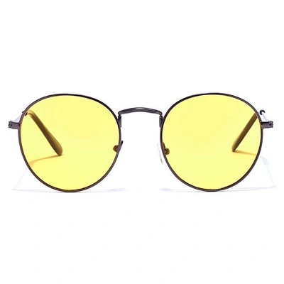 JRS by Coolwinks S59C5749 Yellow Tinted Round Sunglasses for Men and Women