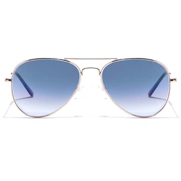 ELITE by Coolwinks S16A5389 Blue Gradient Pilot Sunglasses for Men and Women