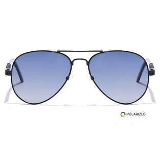 ELITE by Coolwinks S20A5595 Blue Polarized Pilot Sunglasses for Men and Women