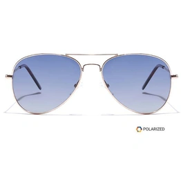 ELITE by Coolwinks S20A5623 Blue Polarized Pilot Sunglasses for Men and Women