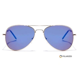 ELITE by Coolwinks S20A5624 Blue Polarized Pilot Sunglasses for Men and Women