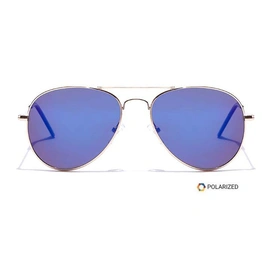 ELITE by Coolwinks S20B5423 Blue Polarized Pilot Sunglasses for Men and Women