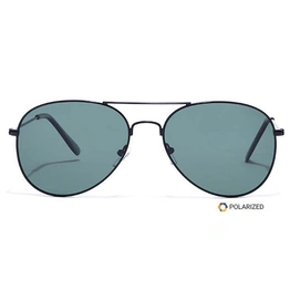 ELITE by Coolwinks S35A5629 Green Polarized Pilot Sunglasses for Men and Women