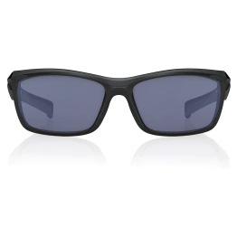 Sporty Matt Black Non Gradient Sunglasses for Guys