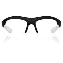 Sporty Matt White Non Gradient Sunglasses for Guys