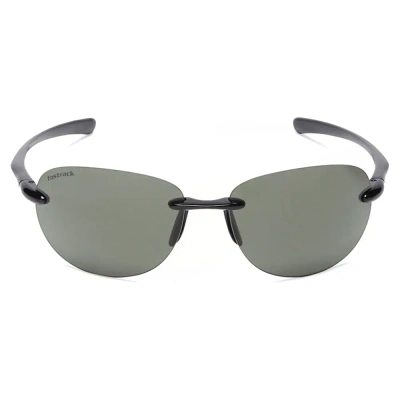 Sporty Shiny Green Non Gradient Sunglasses for Guys