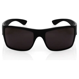 Square Matt Black UV protected Sunglasses for Male