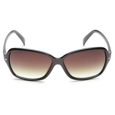 Oversized Shiny Brown 100% UV Protected Sunglasses for Girls